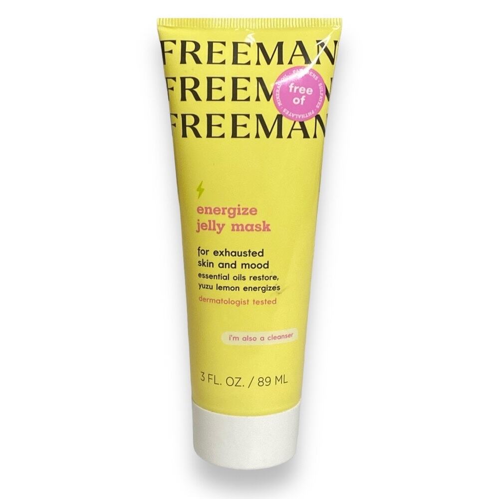 NWOT Freeman Energize Yuzu Lemon Jelly Off Facial Mask for Dry Skin 3 fl oz